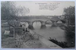 81 : Labruguière - Pont Sur Le Thoré - Animée - Poème De J. Curvale - Au Pied De Ce Tableau Roule Une Onde Pure... - Labruguière