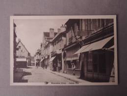 SANCOINS GRANDE RUE / ANIMATION COMMERCE: BOUCHERIE PATISSERIE HORLOGERIE... BELLE CARTE - Sancoins