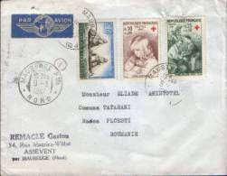 France-Envelope Circulated To Romania In 1967 - Lettres & Documents