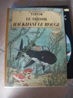 TINTIN LE TRESOR DE RACHKAM LE ROUGE B34  HERGE - Tintin