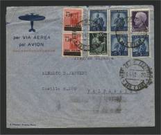 ITALY AIRPOST COVER 1946 TO CHILE WITH 50 LIRE VITTORIO EMANUELE -RRR! - Autres & Non Classés