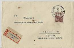 ==TCHECHOSLOWAKEI R- BRIFE   1938 - Lettres & Documents