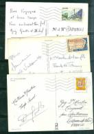 3 Scans , Lot De 3 Cartes Postales D'andorre  Affranchies Pour La France    Am57 - Lettres & Documents