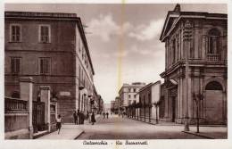 CIVITAVECCHIA - VIA BUONASSOTI VG 1942 BELLA FOTO D´EPOCA ORIGINALE 100% - Civitavecchia