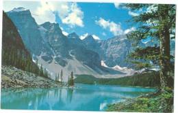 Canadian Rockies, Moraine Lake, 1971 Used Postcard [12956] - Autres & Non Classés