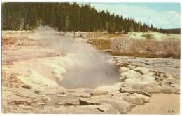 USA, Oblong Geyser Crater, Yellowstone National Park, Unused Postcard [12959] - Yellowstone
