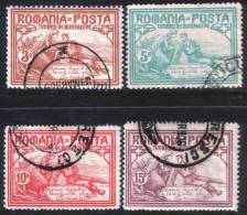 Romania 1906 , Used Set , Queen Elizabeth As War Nurse,Scott B9-12/Michel 169-172 , CV 35€ - Used Stamps