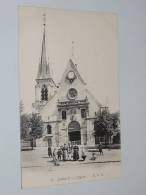 Carte Postale Ancienne : SCEAUX: L´Eglise Animé - Sceaux