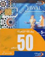 MAROC TELECOM  CARTE JAWAL  TELECARTE  TAXCARTEN - Maroc