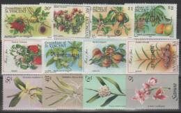 Great Britain Former Colonies Samoa,St.Vincent Flora 1985 MNH ** - St.Vincent (...-1979)