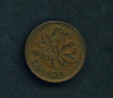 CANADA  -  1953  1 Cent  Circulated As Scan - Canada
