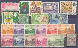 Great Britain Former Colonies Fiji,Nyasaland,Grenada,Norfolk Island USED - Fidschi-Inseln (...-1970)