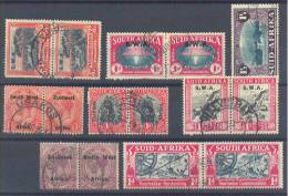 Great Britain Former Colony South Africa-Suid Afrika In Pairs USED - Non Classificati