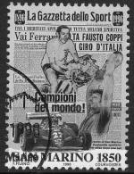 1996 San Marino Centenario Della Gazzetta Dello Sport - Used Stamps