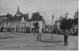 62  HESDIN    PAS DE CALAIS   -  RUE  UNION  - CPA   N/B  9x14 TBE - Hesdin