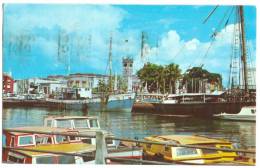 Careenage, Bridgetown, Barbados, West Indies, 1977 Used Postcard [12966] - Barbades
