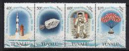 B5043 TUVALU 1994, SG716-719  25th Anniv 1st Moon Landing,  MNH - Tuvalu (fr. Elliceinseln)