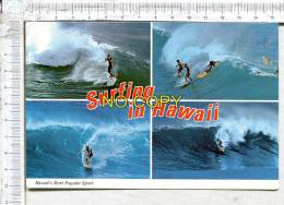 HAWAII'S  MOST  POPULAR  SPORT  -  Surfing In Hawaii - 4 Vues - Altri & Non Classificati