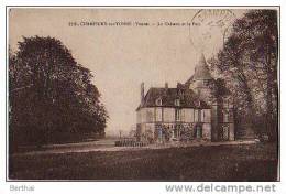 89 CHAMPIGNY SUR YONNE - Le Chateau Et Le Parc - Champigny