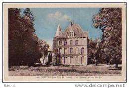 89 CHAMPIGNY SUR YONNE - Le Chateau - Facade Sud Est - Champigny