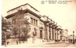 Bruxelles-+/-1910-Palais Des Beaux Arts (Musée)- Pictures Gallery- Attelages-Oldtimer- Animée - Musei