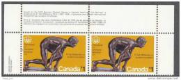 Canada Olympic SprinterSculpture  PAIR  Montreal Olympic MNH - Verano 1976: Montréal