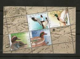 ISRAEL 1989 OISEAUX CANARDS BLOC SC N°1025E NEUF MNH** - Patos