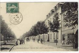 Carte Postale Ancienne Bourg La Reine - Grande Rue, Vers Le Lycée Lakanal - Bourg La Reine