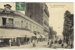 Carte Postale Ancienne Bourg La Reine - Rue Ravon Et La Poste - Bourg La Reine