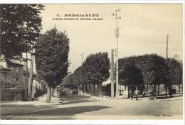 Carte Postale Ancienne Bourg La Reine - Avenue Gallois Et Avenue Carnot - Bourg La Reine