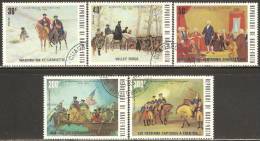 Upper Volta 1975 Mi# 569-573 Used - American Bicentennial (II) - Us Independence