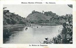 Oceanie- Ref 53- Missions Maristes D Oceanie-  Iles Salomon - La Riviere De Tangarare - Salomon