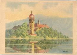 Wilhelm Busse-Delau - Frauenchiemsee          Ca. 1930 - Rosenheim