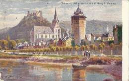 Heilinger - Oberwesel, Liebfrauenkirche Und Burg Schönburg             Ca. 1910 - Oberwesel