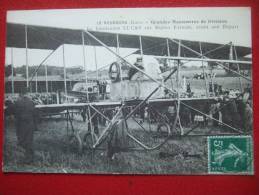 27 - LE NEUBOURG ( Eure ) - GRANDES MANOEUVRES DE DIVISION - LE LIEUTENANT " LUCAS " SUR BIPLAN FARMAN .... - Le Neubourg