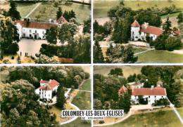 COLOMBEY LES DEUX EGLISES CARTE MULTIVUES AVEC PUBLICITE HOTELIERE AU VERSO - Colombey Les Deux Eglises