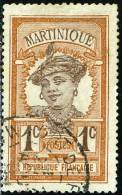 MARTINICA, MARTINIQUE, COLONIA FRANCESE, FRENCH COLONY, 1908, FRANCOBOLLO USATO, Scott 62 - Gebraucht