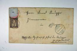 Switserland: Cover Thalweil -> Ossingen, 1881, 2 X 5, Wax Sealed - Lettres & Documents