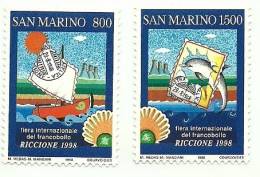 1998 - San Marino 1643/44 Delfino  +++++ - Dolphins