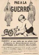 Guerre Propagande Millitaire 39/45  Enfants Ne Jouez Pas A La Guerre  Siège Rue L.Blanc 49 Angers - Oorlog 1939-45