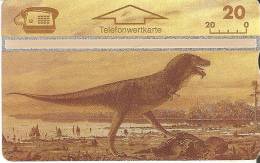 P-263 TARJETA DE AUSTRIA DE UN DINOSAURIO TIRADA 600  DUMMY - Austria