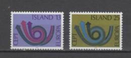 (S0956) ICELAND, 1973 (Europa Issue). Complete Set. Mi ## 471-472. MNH** - Neufs