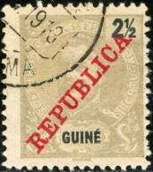 GUINEA PORTOGHESE, COLONIA PORTOGHESE, PORTUGUESE COLONY, 1911, FRANCOBOLLO USATO, Scott 95 - Portuguese Guinea