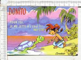 TORTUE -   DONITO  - Pour Toi, Je Me Jette à L Eau - Illustration - Turtles