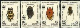 MADAGASCAR Insectes  + WWF Yvert 882/85, Serie Complete  ** MNH - Sonstige & Ohne Zuordnung