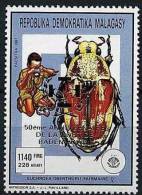 MADAGASCAR Insectes +scoutisme. Yvert 1263+65+67 Surchargés "Ann. De La Mort De Lord Baden-Powell)  ** MNH (3 Scans) - Otros & Sin Clasificación