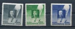 Russia 1940 Mi 892-4 MvLH (Trace) Stratosphere Disaster Cv 25 Euro - Unused Stamps