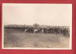 C0332 Vuarrens 1921 : Attelages,Défilé De La 1ère Division à Cheval,cavalerie,militair E. Non Circ. Perrochet-M. - Vuarrens