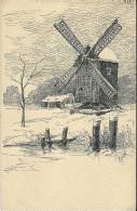 CPA MOULIN A VENT ILLUSTRATION MELTZIR  Jolie Carte - Windmills