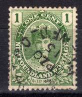 TERRANOVA NEWFOUNDLAND TERRE-NEUVE – 1911 YT 89 USED - 1908-1947